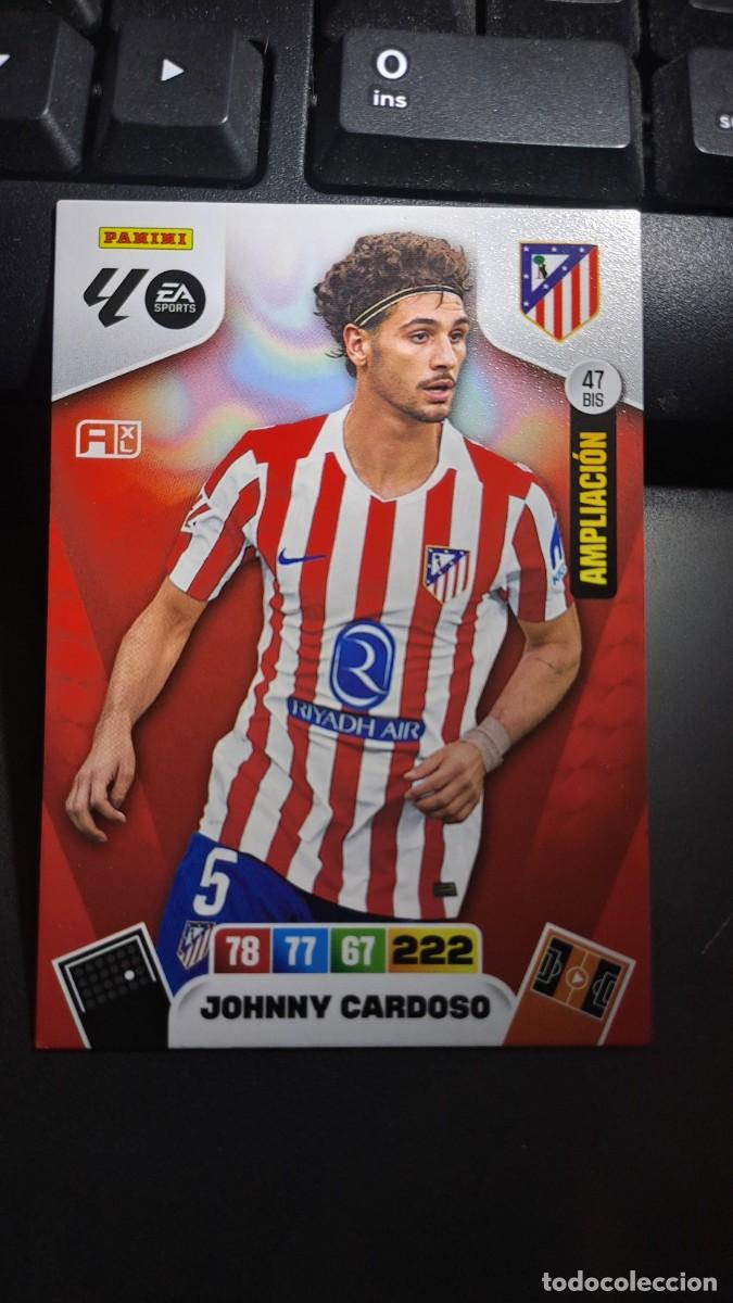 Collectable Antique Stickers: ADRENALYN XL JOHNNY CARDOSO 47 BIS AMPLIACION ATLETICO DE MADRID CROMO LIGA 2025 2026 25 26 PANINI