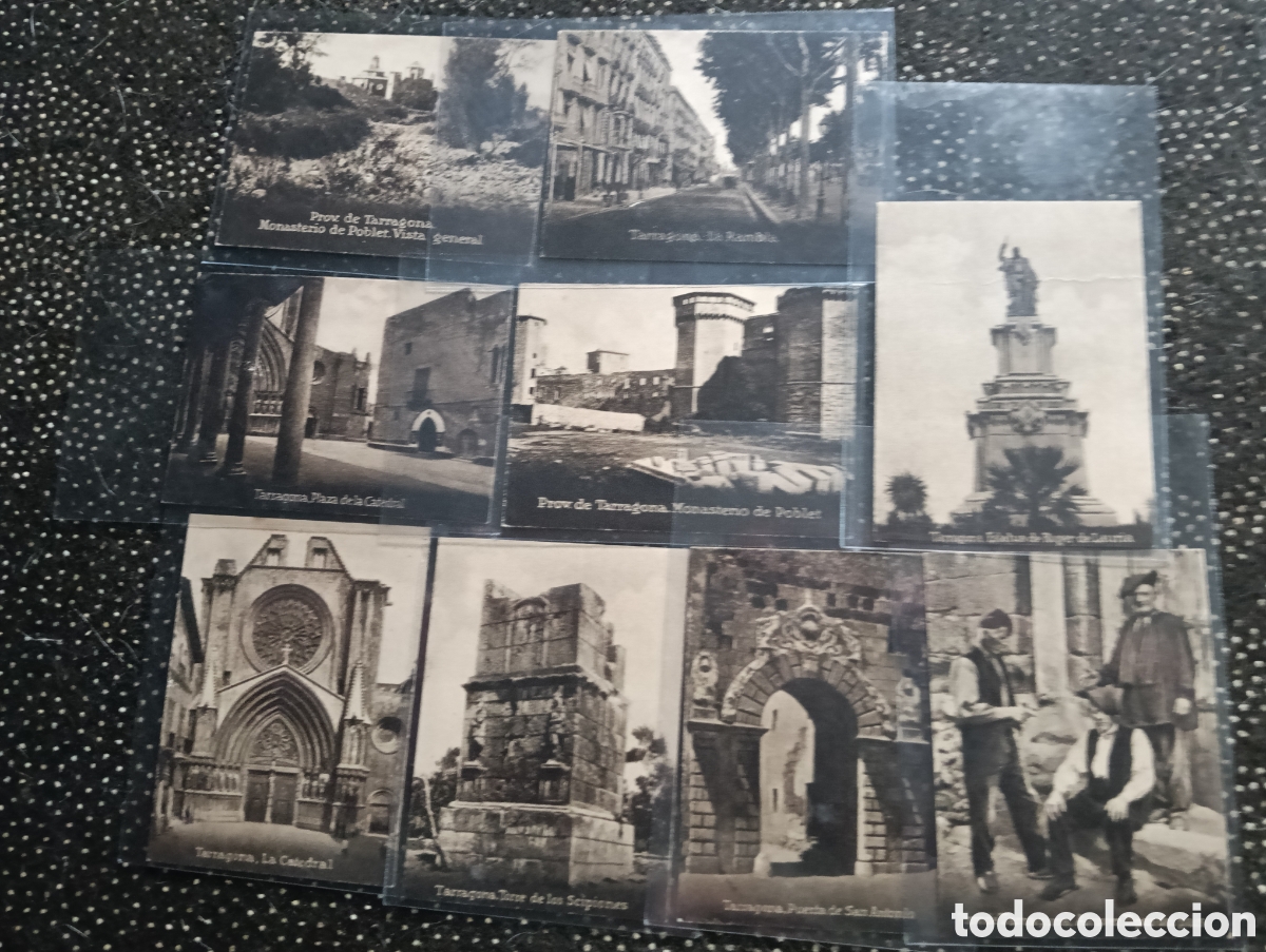 Coleccionismo cromos antiguos: Lote de 9 cromos de la serie Espa&ntilde;a (Tarragona) album Espa&ntilde;a y Am&eacute;rica Latina Henry Clay, la Habana