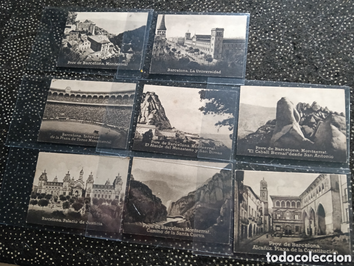 Coleccionismo cromos antiguos: Lote de 8 cromos de la serie Espa&ntilde;a (Barcelona) album Espa&ntilde;a y Am&eacute;rica Latina Henry Clay, la Habana