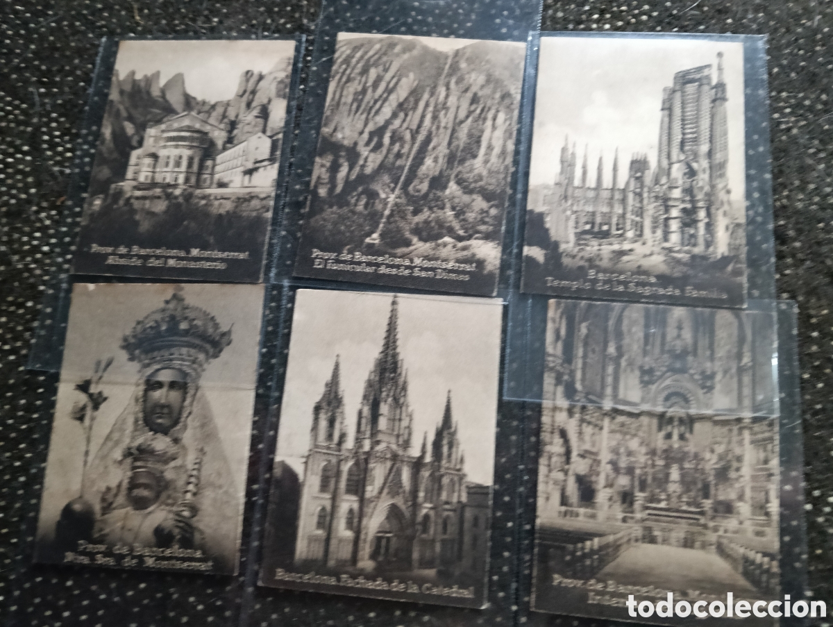 Coleccionismo cromos antiguos: Lote de 6 cromos de la serie Espa&ntilde;a (Barcelona) album Espa&ntilde;a y Am&eacute;rica Latina Henry Clay, la Habana