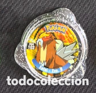 Coleccionismo cromos antiguos: Tazo Pokemon KRAK 2005 103 ENTEI