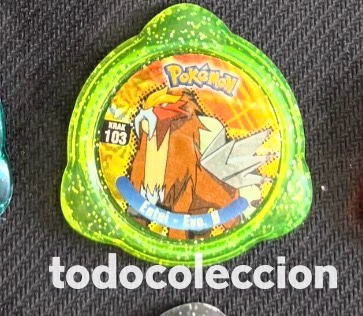 Coleccionismo cromos antiguos: Tazo Pokemon KRAK 2005 ENTEI 103