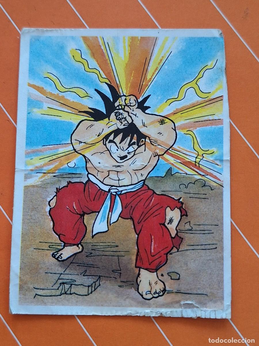 Collectionnisme Cartes &agrave; collectionner anciennes: PANRICO 1989 ADHESIVO NUNCA PEGADO DRAGON BALL Z BOLA TOEI ANIMATION MANGA ANIME SON GOKU