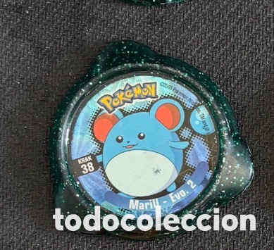 Coleccionismo cromos antiguos: Tazo Pokemon KRAK 2005 MARILL 38