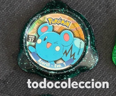 Coleccionismo cromos antiguos: Tazo Pokemon KRAK 2005 AZURILL 37