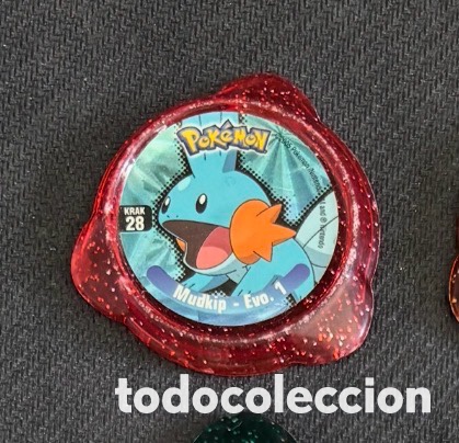 Coleccionismo cromos antiguos: Tazo Pokemon KRAK 2005 MUDKIP 28