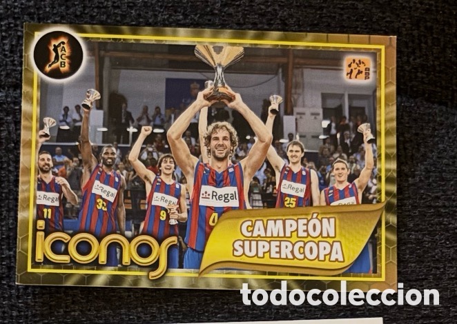 Coleccionismo cromos antiguos: CROMO PANINI - ACB 2009 2010 BALONCESTO BASKET FC BARCELONA N&deg;330 CAMPEON SUPERCOPA