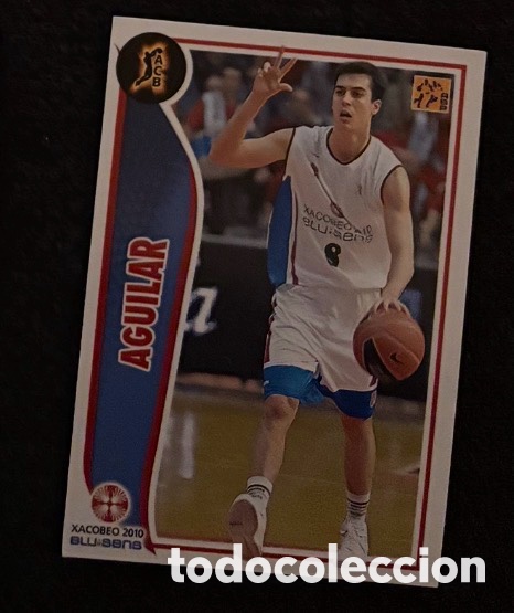 Coleccionismo cromos antiguos: AGUILAR XACOBEO 2010 BALONCESTO BASKET ACB 2009 2010 panini