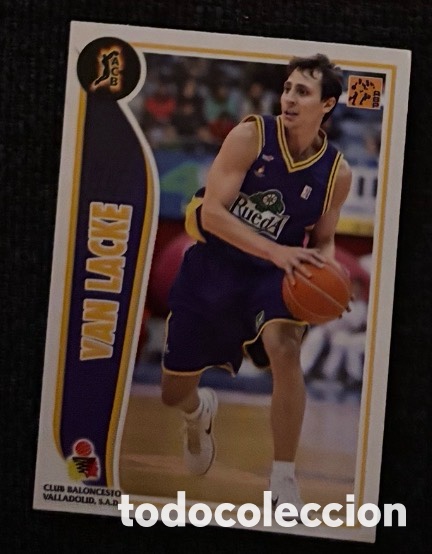 Coleccionismo cromos antiguos: VAN LACKE VALLADOLID BALONCESTO BASKET ACB 2009 2010 panini