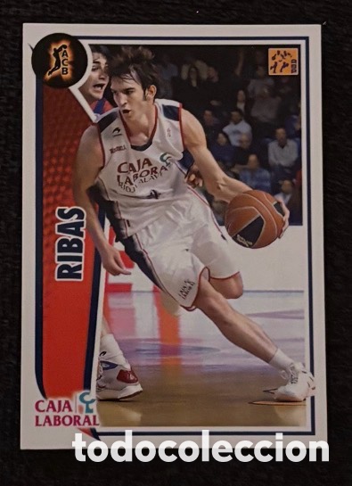 Coleccionismo cromos antiguos: RIBAS CAJA LABORAL BALONCESTO BASKET ACB 2009 2010 panini