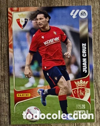 Coleccionismo cromos antiguos: JUAN CRUZ OSASUNA MGK Megacracks 25/26