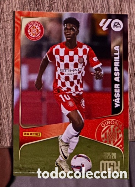 Coleccionismo cromos antiguos: YASER ASPRILLA GIRONA MGK Megacracks 25/26