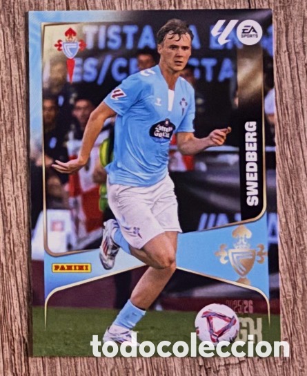 Coleccionismo cromos antiguos: SWEDBERG CELTA VIGO MGK Megacracks 25/26