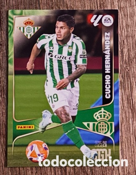 Coleccionismo cromos antiguos: CUCHO HERN&Aacute;NDEZ BETIS MGK Megacracks 25/26
