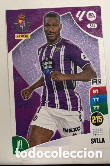 Coleccionismo cromos antiguos: 341 SYLLA VALLADOLID Panini Adrenalyn XL La Liga 2024/2025