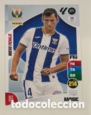 Coleccionismo cromos antiguos: 188 BIS BARISIC LEGAN&Eacute;S Panini Adrenalyn XL La Liga 2024/2025