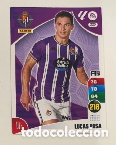 Coleccionismo cromos antiguos: 332 LUCAS ROSA VALLADOLID Panini Adrenalyn XL La Liga 2024/2025