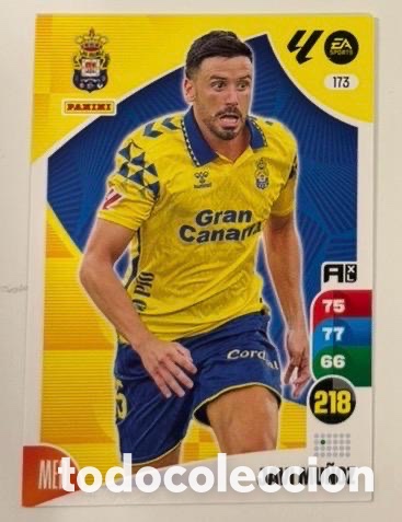 Coleccionismo cromos antiguos: 173 JAVI MU&Ntilde;OZ UD LAS PALMAS Panini Adrenalyn XL La Liga 2024/2025