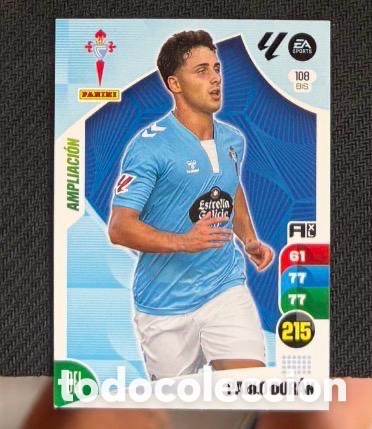 Coleccionismo cromos antiguos: 108 BIS PABLO DUR&Aacute;N CELTA VIGO Panini Adrenalyn XL La Liga 2024/2025