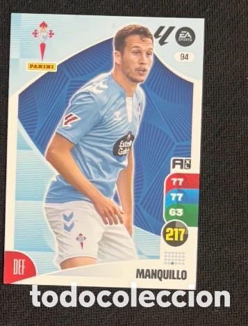 Coleccionismo cromos antiguos: 94 MANQUILLO CELTA VIGO Panini Adrenalyn XL La Liga 2024/2025