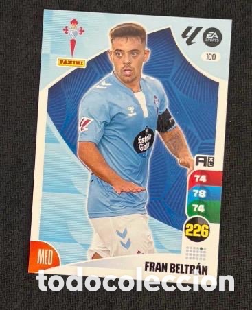 Coleccionismo cromos antiguos: 100 FRAN BELTR&Aacute;N CELTA VIGO Panini Adrenalyn XL La Liga 2024/2025