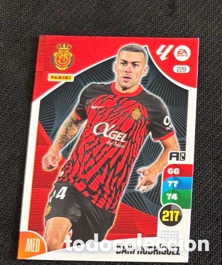 Coleccionismo cromos antiguos: 229 DANI RODR&Iacute;GUEZ MALLORCA Panini Adrenalyn XL La Liga 2024/2025