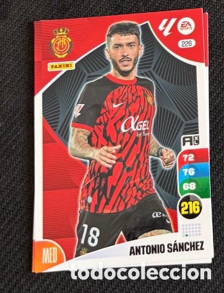 Coleccionismo cromos antiguos: 226 ANTONIO S&Aacute;NCHEZ MALLORCA Panini Adrenalyn XL La Liga 2024/2025