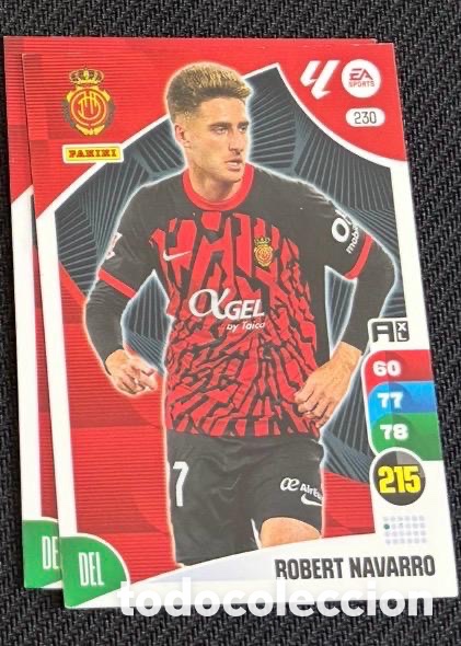 Coleccionismo cromos antiguos: 230 ROBERT NAVARRO MALLORCA Panini Adrenalyn XL La Liga 2024/2025