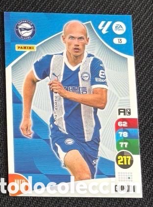 Coleccionismo cromos antiguos: 13 GURIDI ALAV&Eacute;S Panini Adrenalyn XL La Liga 2024/2025
