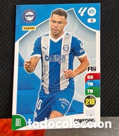 Coleccionismo cromos antiguos: 18 CONECHNY ALAV&Eacute;S Panini Adrenalyn XL La Liga 2024/2025