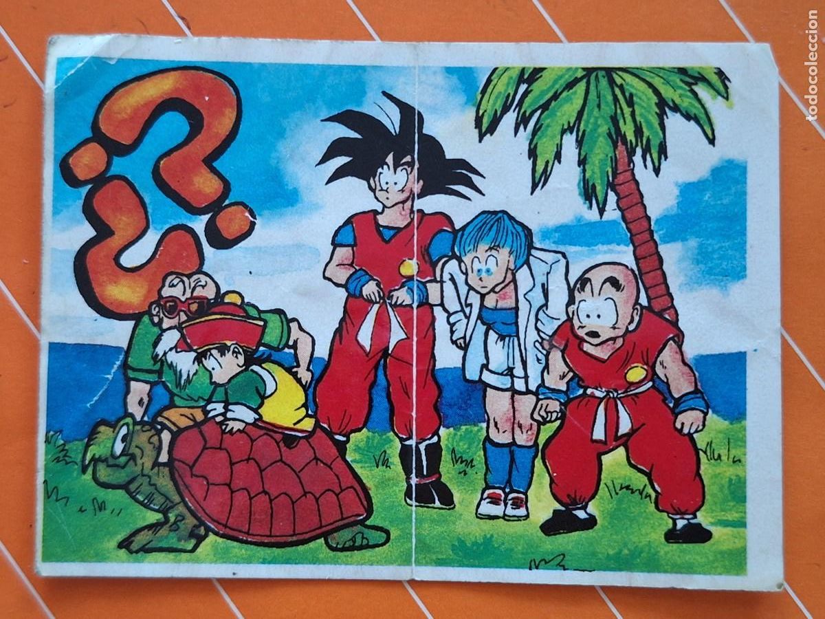 Collectionnisme Cartes &agrave; collectionner anciennes: D PANRICO 1989 ADHESIVO NUNCA PEGADO DRAGON BALL Z BOLA TOEI ANIMATION MANGA ANIME N 16 GOKU KRILIN