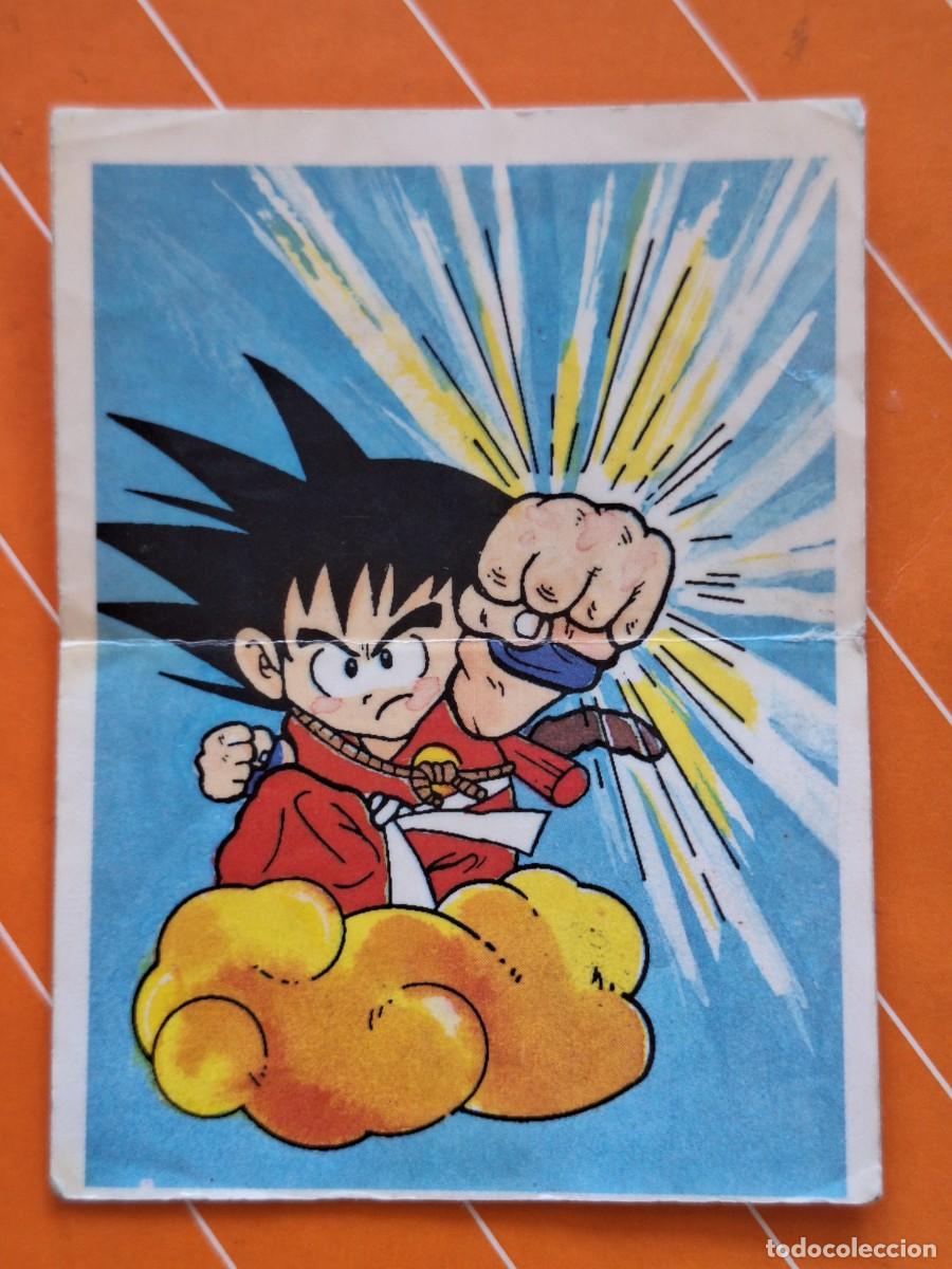 Collectionnisme Cartes &agrave; collectionner anciennes: PANRICO 1989 ADHESIVO NUNCA PEGADO DRAGON BALL Z BOLA TOEI ANIMATION MANGA ANIME GOKU NI&Ntilde;O NUBE