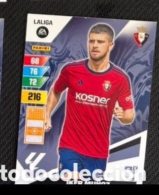 Coleccionismo cromos antiguos: 263 IKER MU&Ntilde;OZ OSASUNA ADRENALYN XL CARTA CROMO 2023 2024