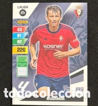Coleccionismo cromos antiguos: 269 BUDIMIR OSASUNA ADRENALYN XL CARTA CROMO 2023 2024