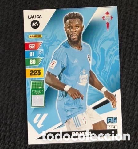 Coleccionismo cromos antiguos: 144 BAMBA CELTA VIGO ADRENALYN XL CARTA CROMO 2023 2024