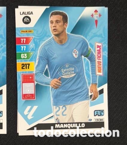 Coleccionismo cromos antiguos: 130 BIS MANQUILLO CELTA VIGO ADRENALYN XL CARTA CROMO 2023 2024