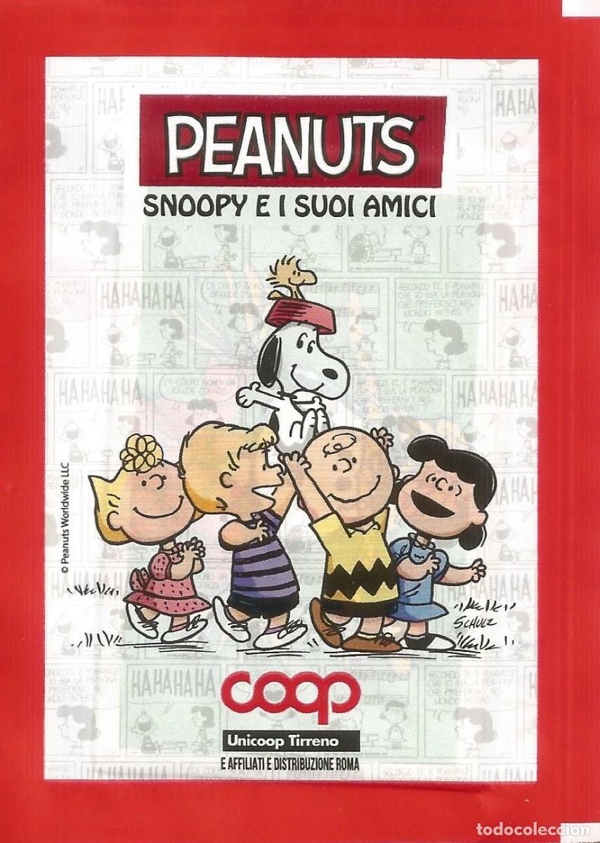 Coleccionismo cromos antiguos: Sobre sin abrir colecci&oacute;n 'Peanuts. Snoopy e i Suoi Amici' - COOP Unicoop Tirreno (Italia, 2016).