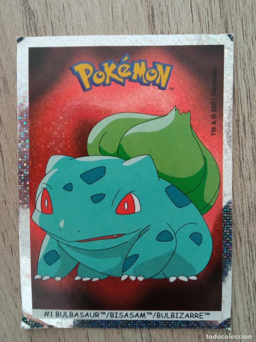 Coleccionismo cromos antiguos: POKEMON, BULBASAUR, BOOMER