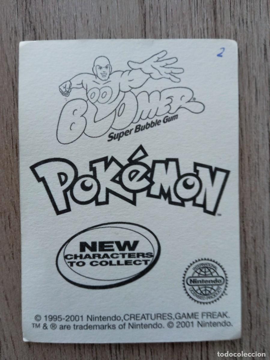 Coleccionismo cromos antiguos: POKEMON, BULBASAUR, BOOMER - Foto 2
