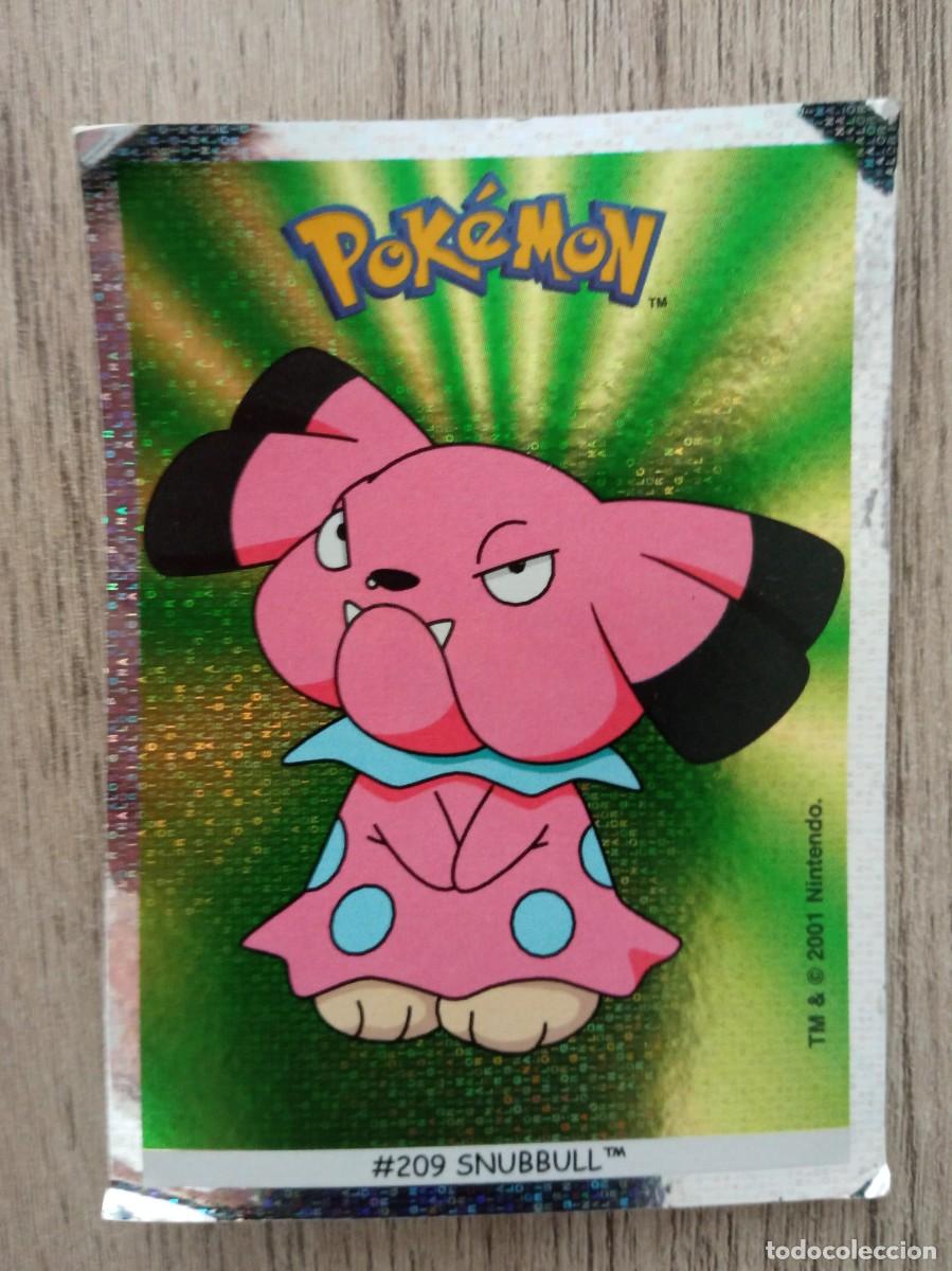 Coleccionismo cromos antiguos: POKEMON, SNUBULL, BOOMER