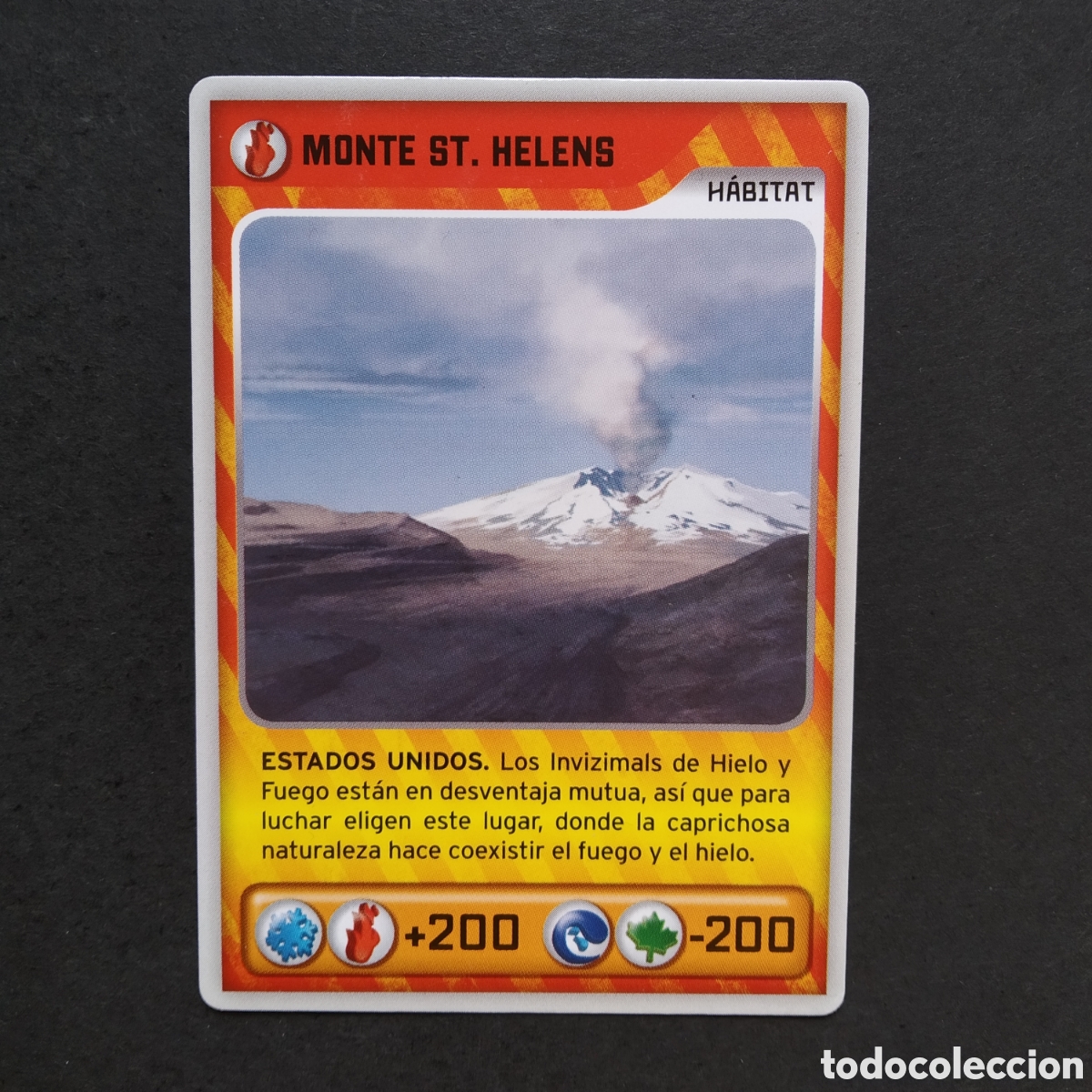 Coleccionismo cromos antiguos: CROMO - N&ordm; 434 - MONTE ST. HELENS - INVIZIMALS, DESAFIOS OCULTOS - PANINI - A&Ntilde;O 2013