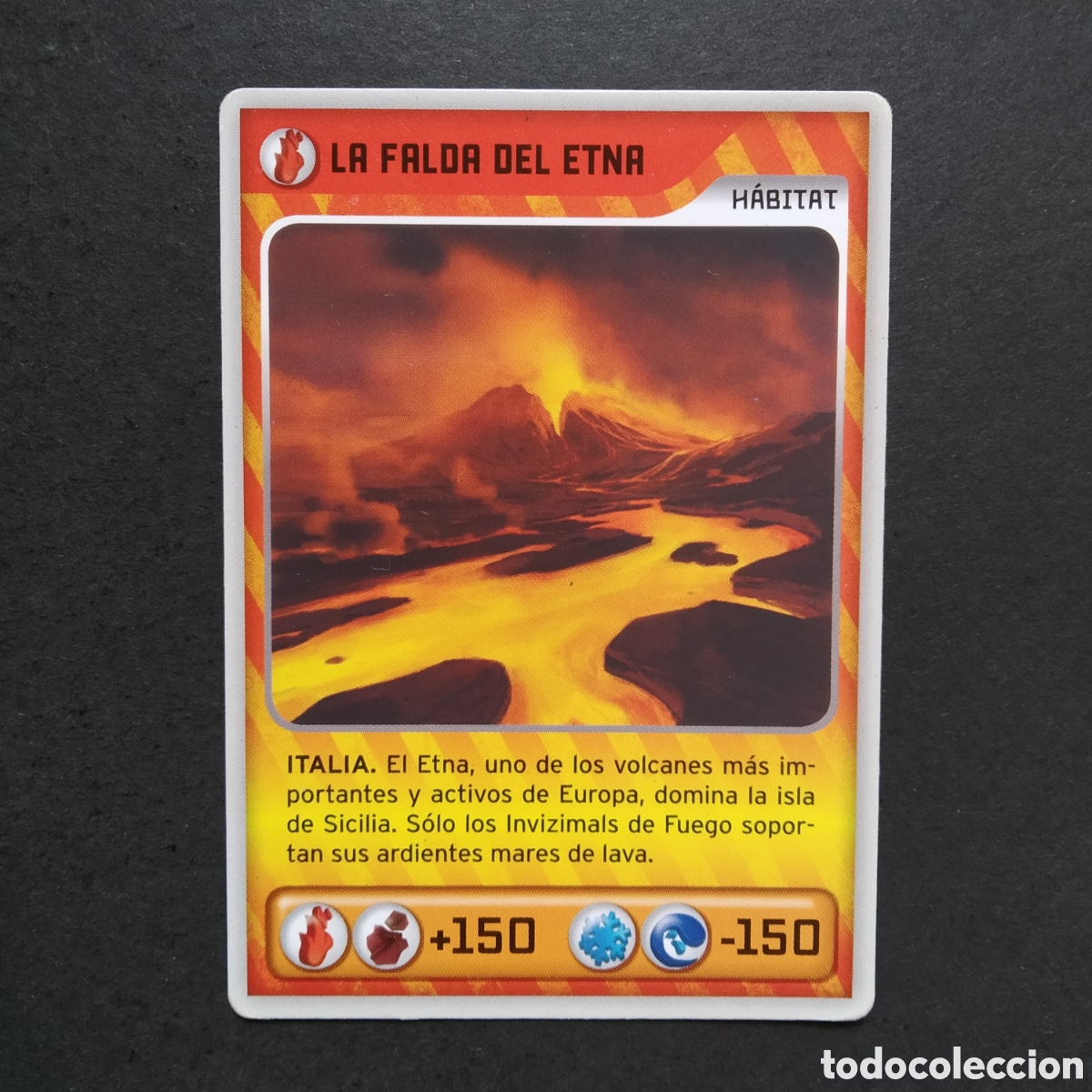 Coleccionismo cromos antiguos: CROMO - N&ordm; 432 - LA FALDA DEL ETNA - INVIZIMALS, DESAFIOS OCULTOS - PANINI - A&Ntilde;O 2013