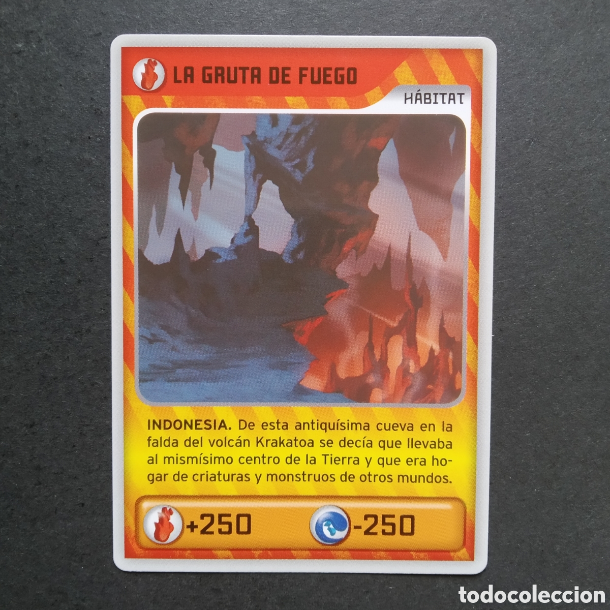 Coleccionismo cromos antiguos: CROMO - N&ordm; 433 - LA GRUTA DE FUEGO - INVIZIMALS, DESAFIOS OCULTOS - PANINI - A&Ntilde;O 2013