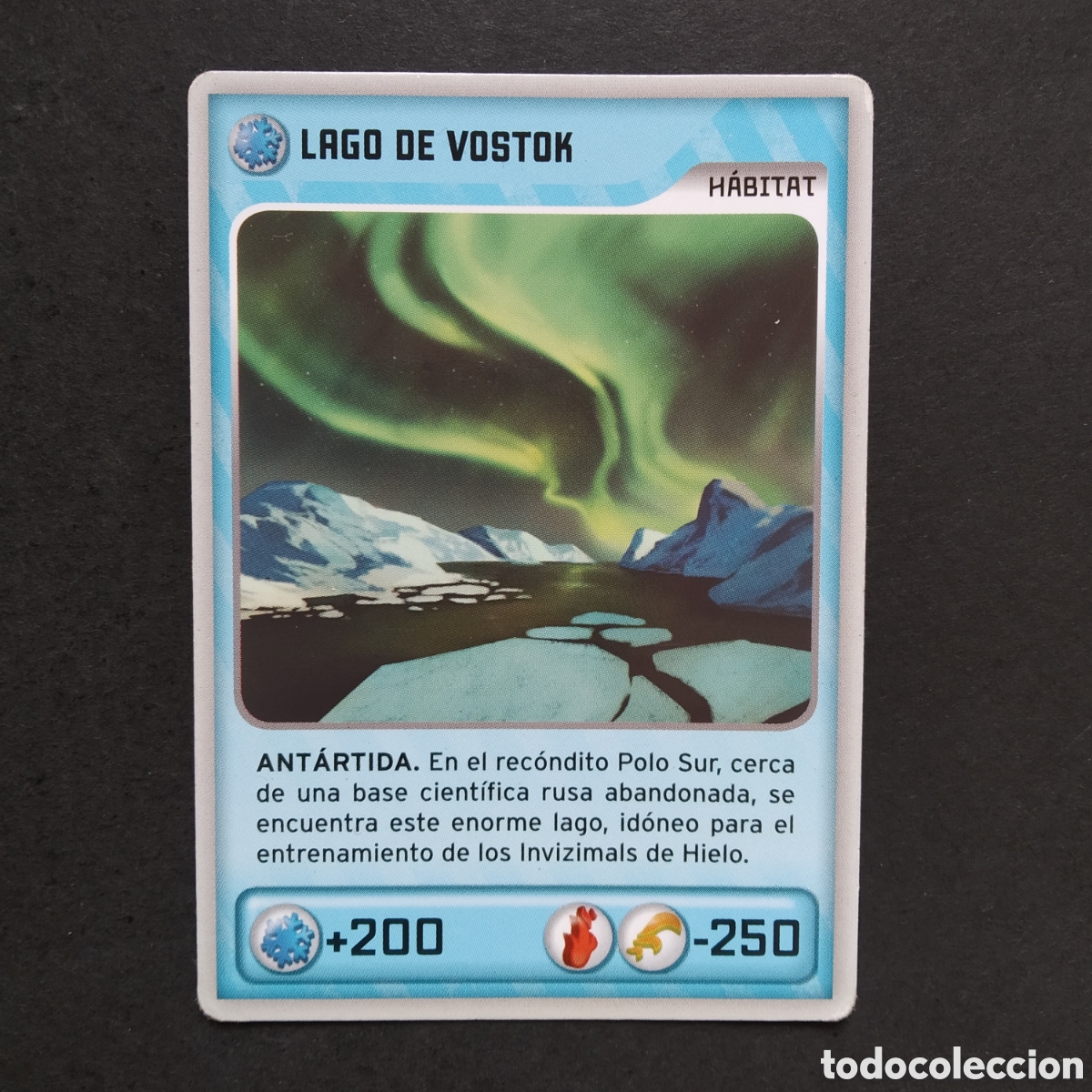 Coleccionismo cromos antiguos: CROMO - N&ordm; 439 - LAGO DE VOSTOK - INVIZIMALS, DESAFIOS OCULTOS - PANINI - A&Ntilde;O 2013