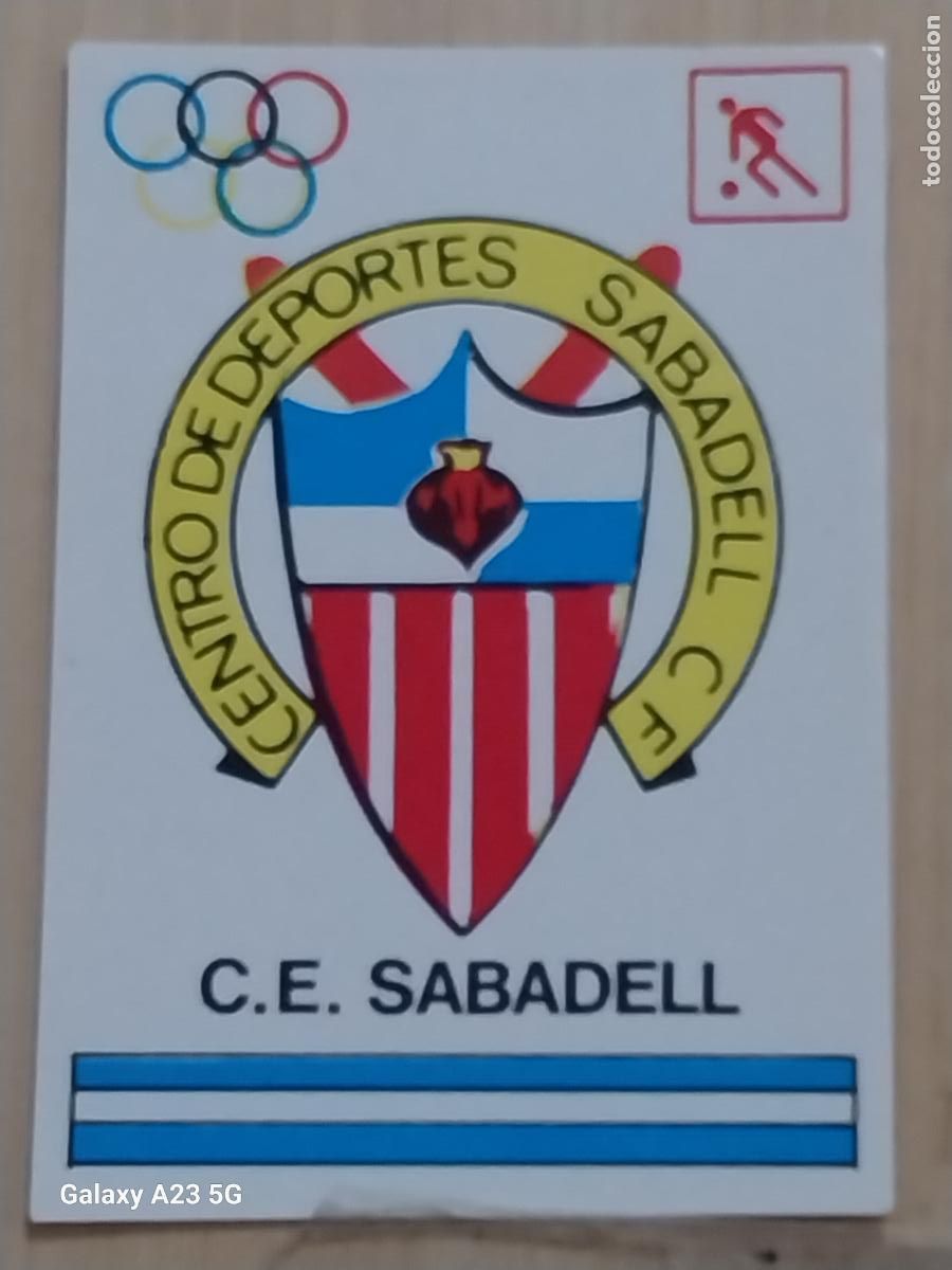 Coleccionismo cromos antiguos: SABADELL BARCELONA 92 OLIMPIADAS CROMO ORIGINAL SIN PEGAR NUNCA 6.9X4.85CMS ADHESIVO
