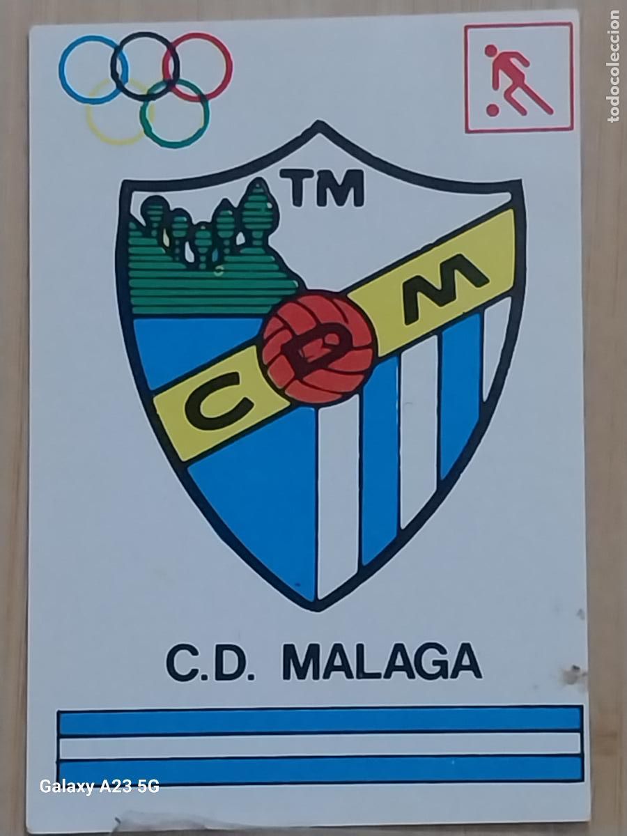 Coleccionismo cromos antiguos: MALAGA -***- BARCELONA 92 OLIMPIADAS CROMO ORIGINAL SIN PEGAR NUNCA 6.9X4.85CMS ADHESIVO