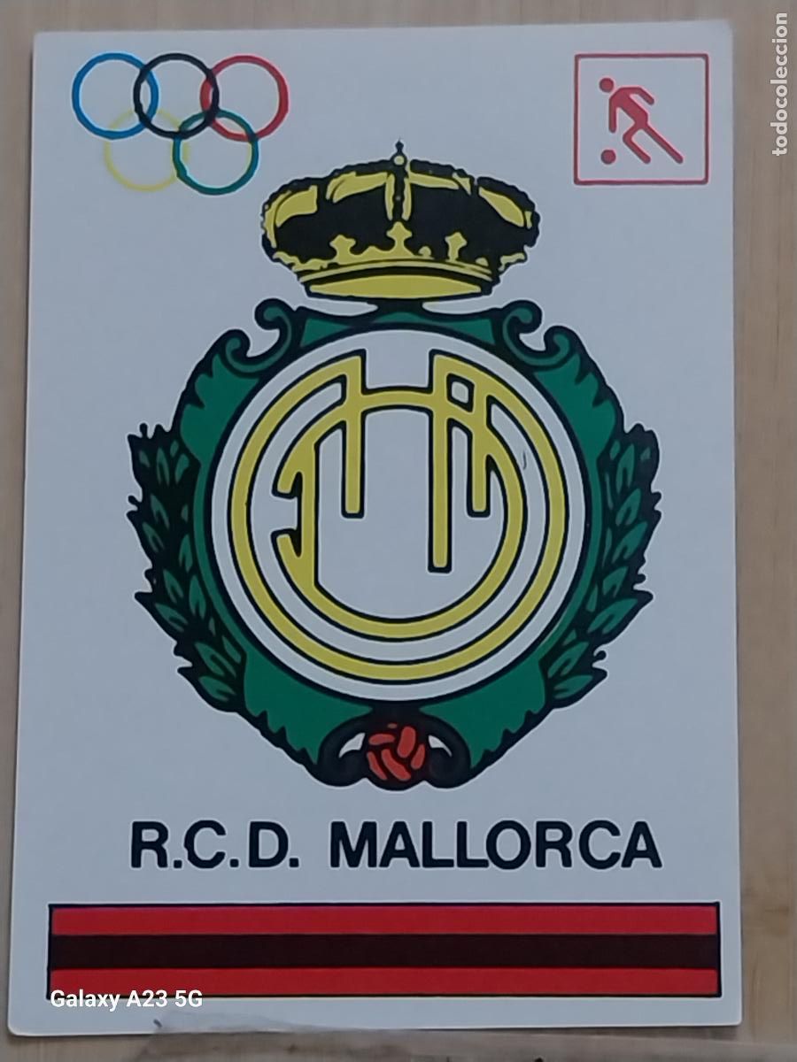 Coleccionismo cromos antiguos: MALLORCA -***- BARCELONA 92 OLIMPIADAS CROMO ORIGINAL SIN PEGAR NUNCA 6.9X4.85CMS ADHESIVO