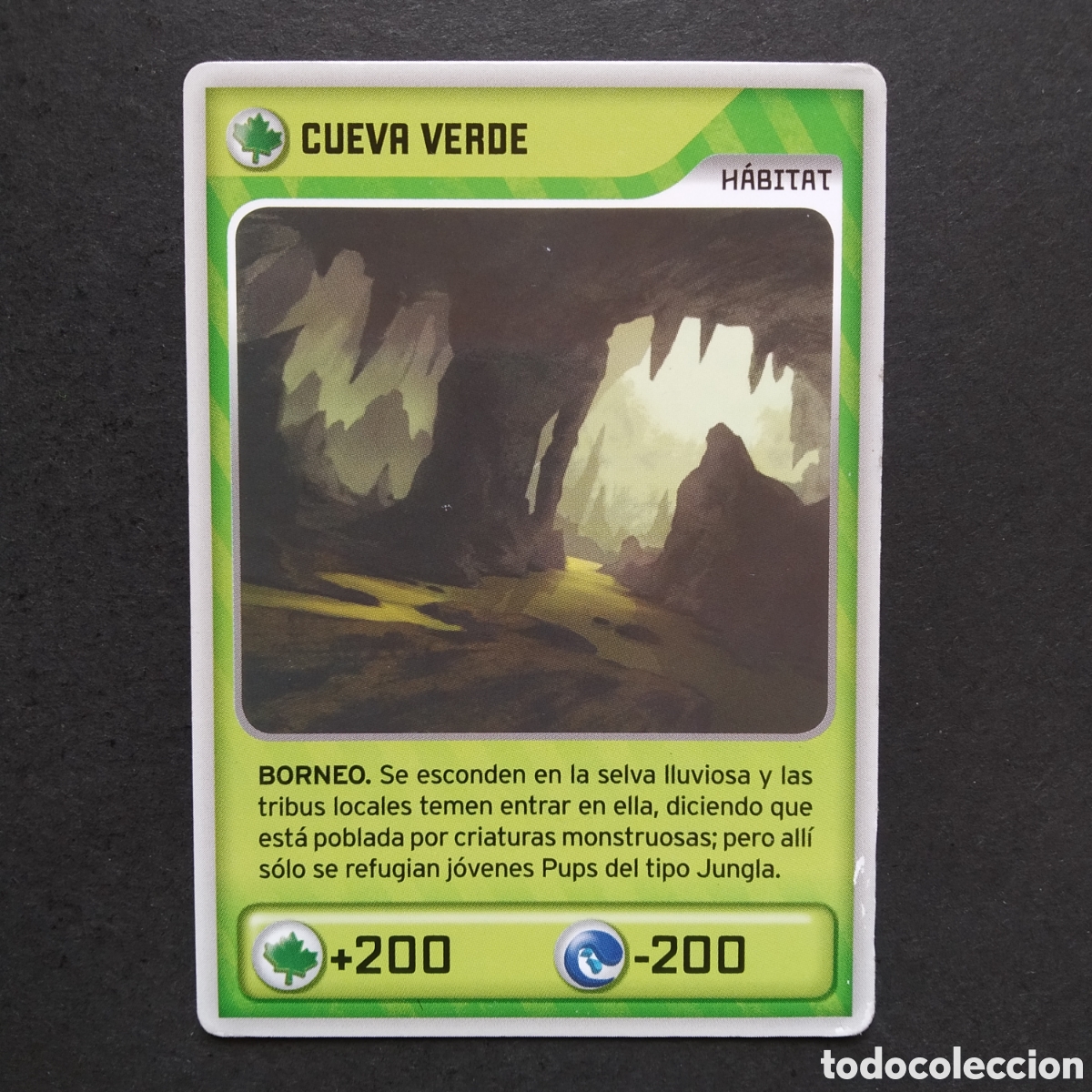 Coleccionismo cromos antiguos: CROMO - N&ordm; 446 - CUEVA VERDE - INVIZIMALS, DESAFIOS OCULTOS - PANINI - A&Ntilde;O 2013