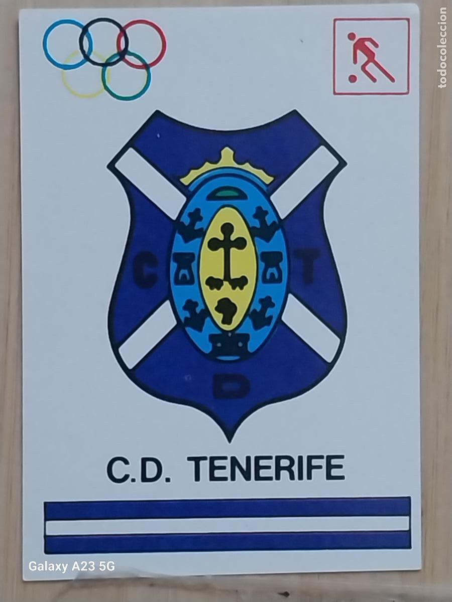 Coleccionismo cromos antiguos: TENERIFE C D -***- BARCELONA 92 OLIMPIADAS CROMO ORIGINAL SIN PEGAR NUNCA 6.9X4.85CMS ADHESIVO