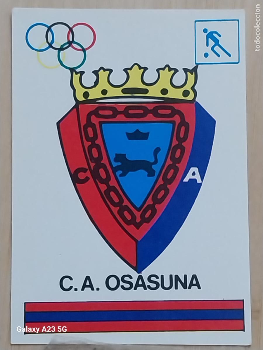 Coleccionismo cromos antiguos: OSASUNA C.A. -***- BARCELONA 92 OLIMPIADAS CROMO ORIGINAL SIN PEGAR NUNCA 6.9X4.85CMS ADHESIVO
